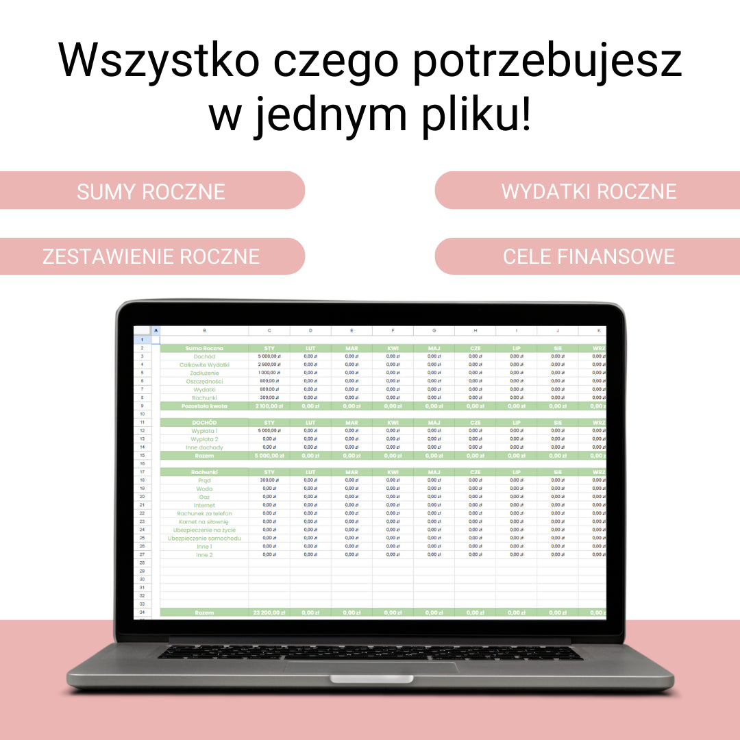 Szablon Budżetu Domowego w Exelu