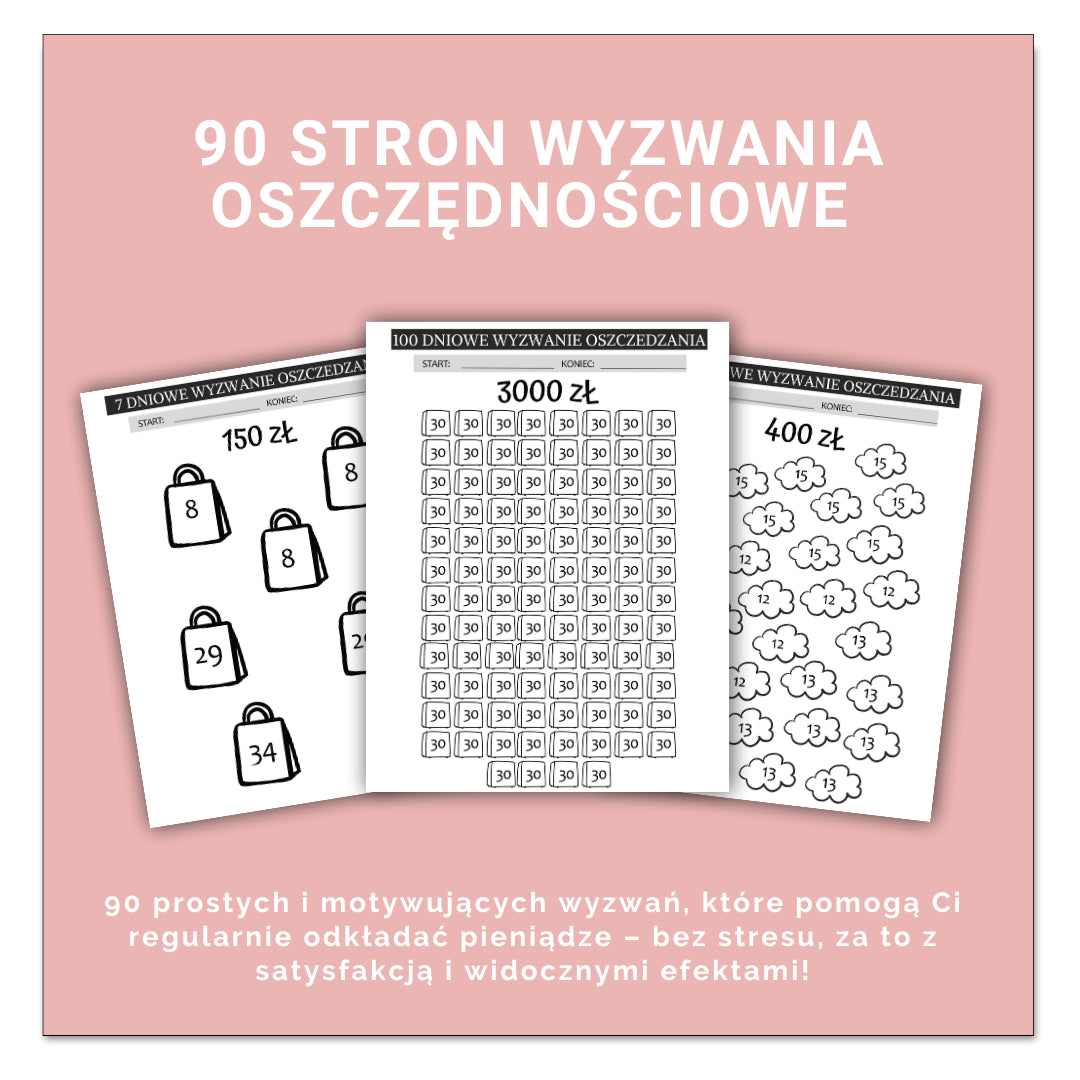 90 Stron Wyzwań Oszczędnościowych