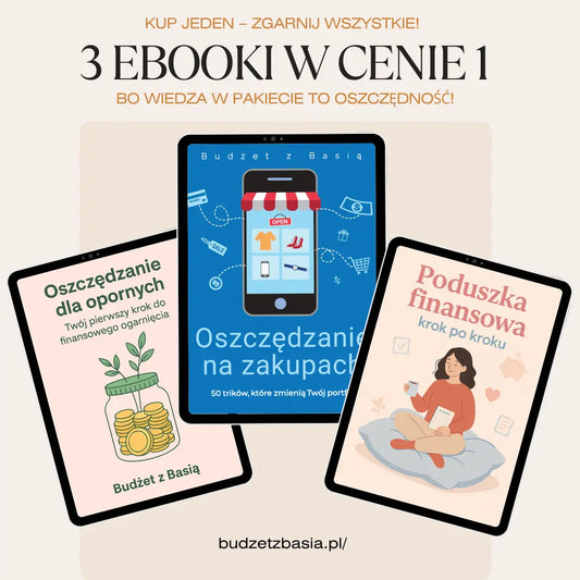 3 Ebook w Cenie 1 - Bo wiedza w pakiecie to oszczędność!