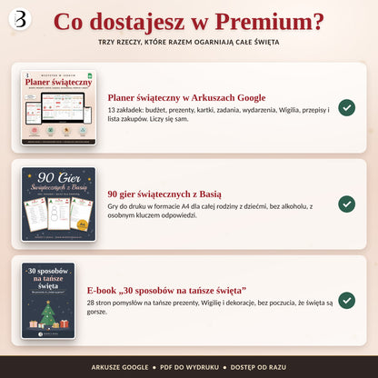 Co dostajesz w pakiecie Premium