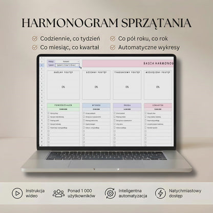 Harmonogram Sprzątania w Exelu